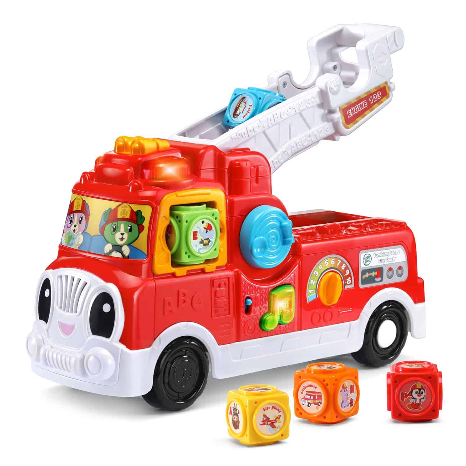 Camión de Bomberos con Bloques de Juego LeapFrog, Rojo