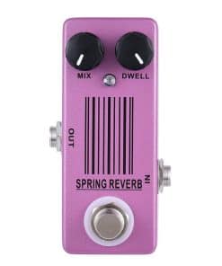 Pedal de Efecto Mini Reverb de Muelle para Guitarra con