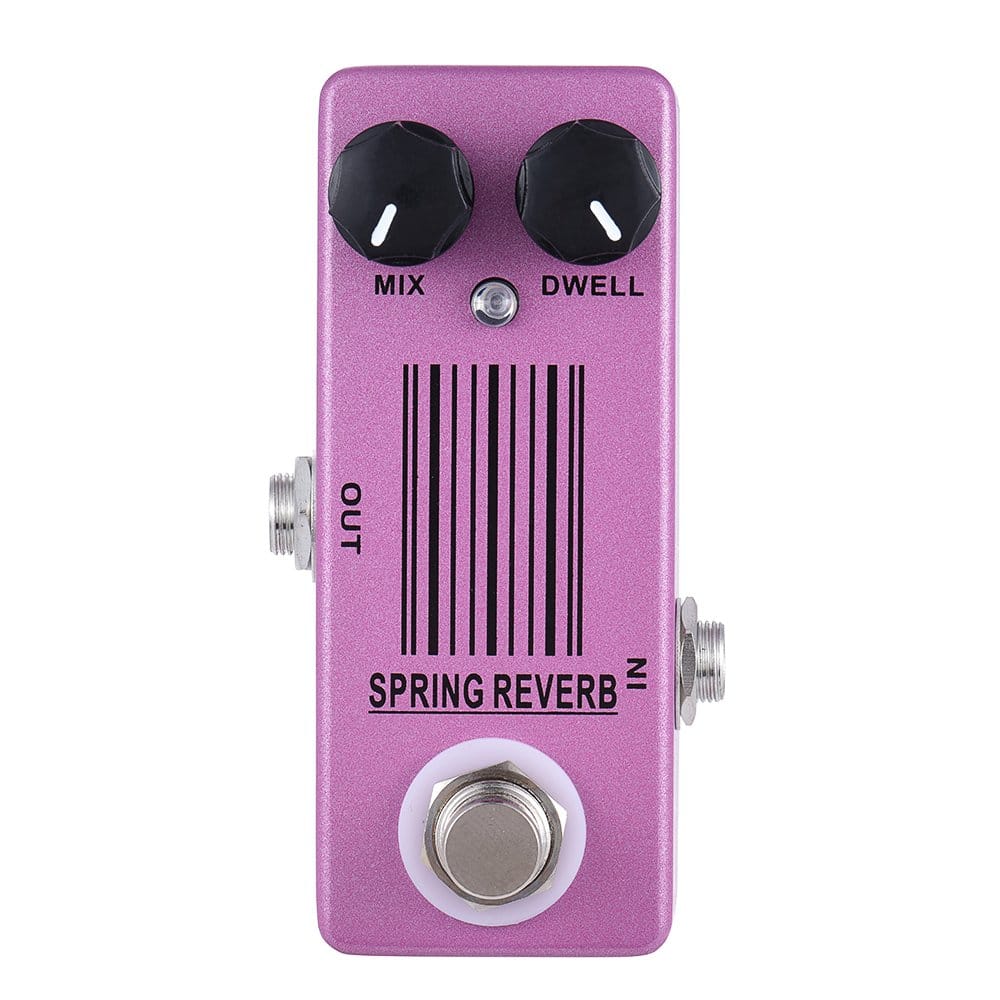 Pedal de Efecto Mini Reverb de Muelle para Guitarra con
