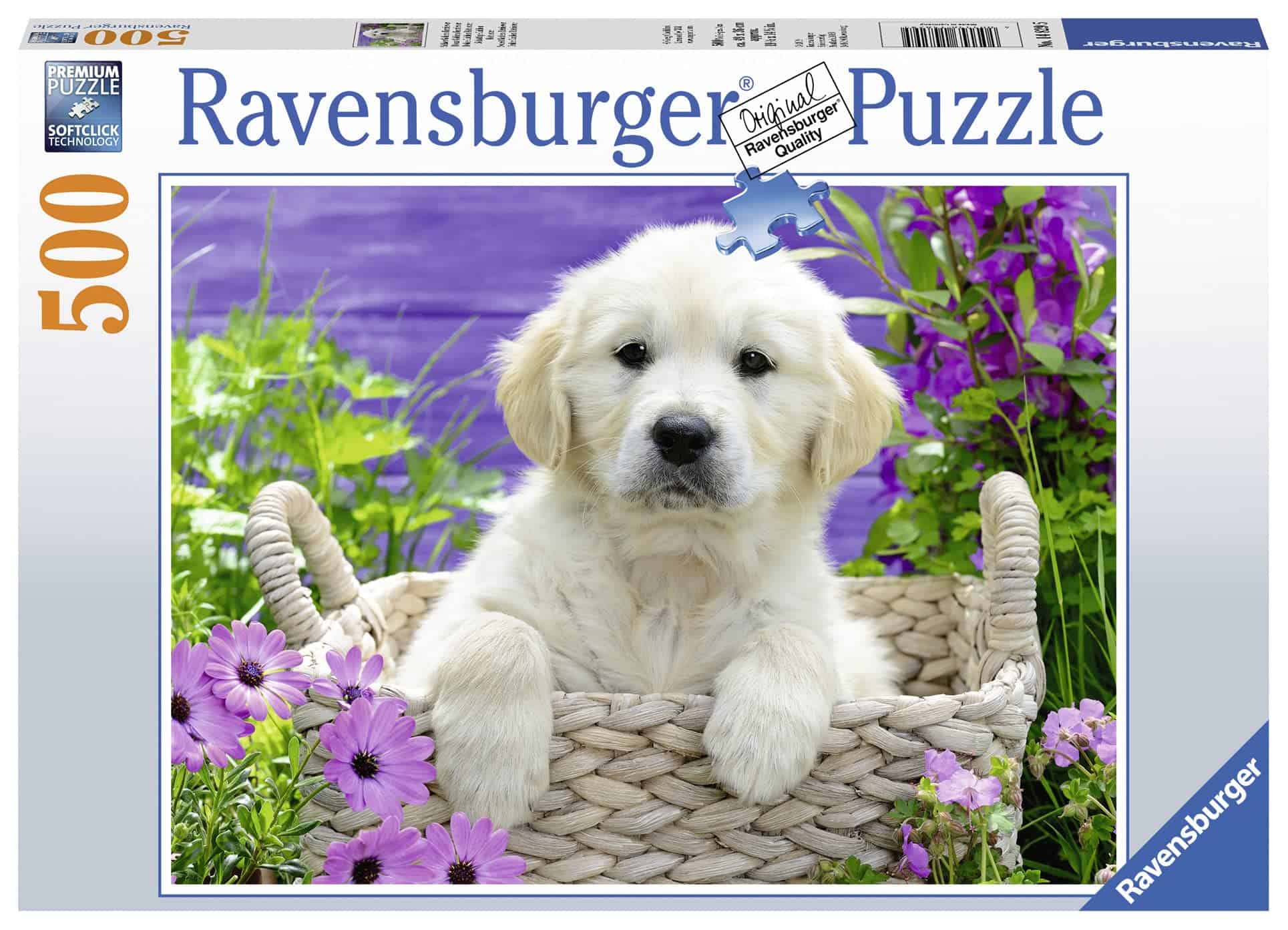 Rompecabezas Ravensburger Golden Retriever 500 Piezas para - Imagen 6
