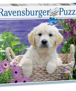Rompecabezas Ravensburger Golden Retriever 500 Piezas para