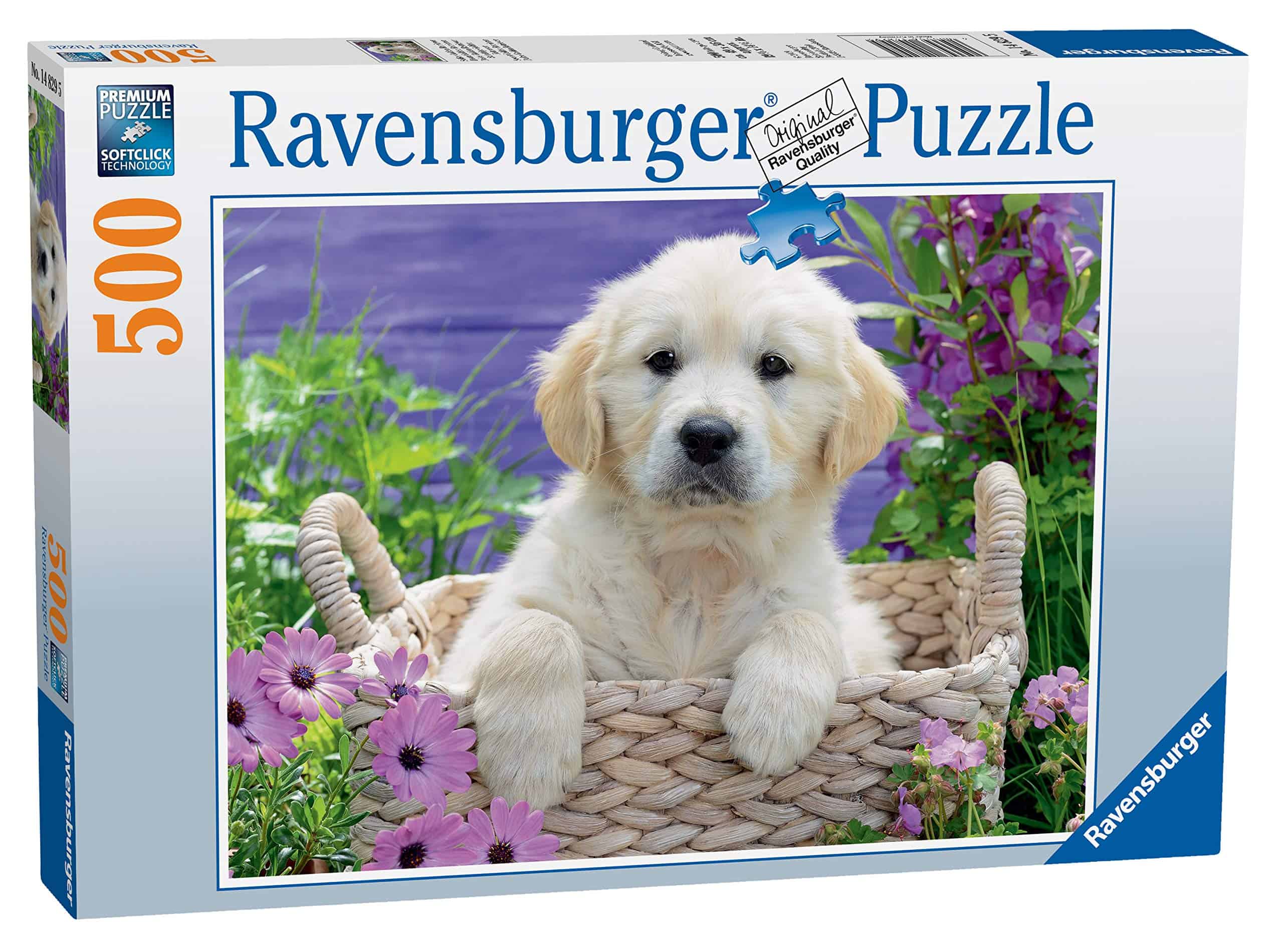 Rompecabezas Ravensburger Golden Retriever 500 Piezas para