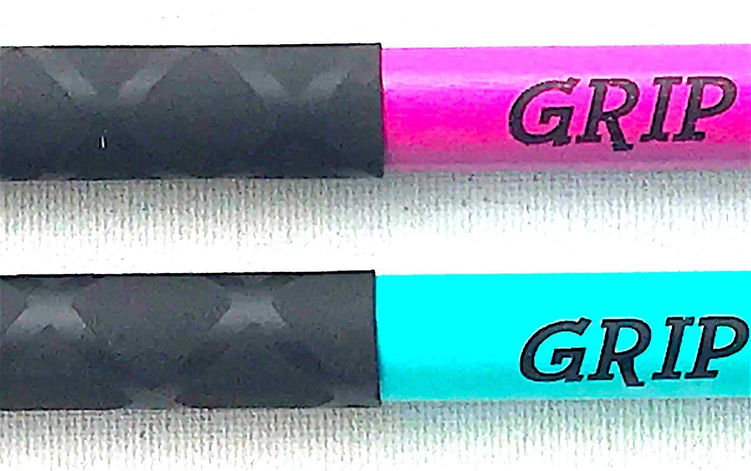 Baquetas GRIP STIX anti deslizantes de 15" de largo en rosa - Imagen 4