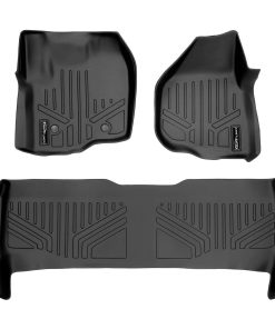 Juego de alfombrillas SMARTLINER de 2 filas en negro para