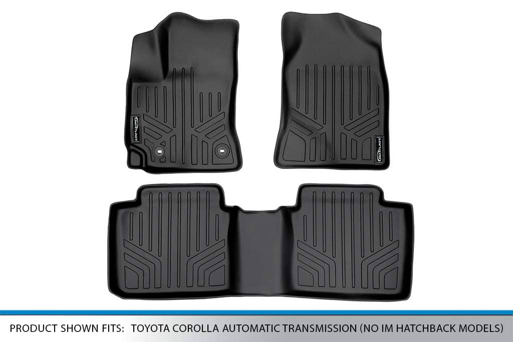 Juego de tapetes SMARTLINER de 2 filas en negro para Toyota - Imagen 6