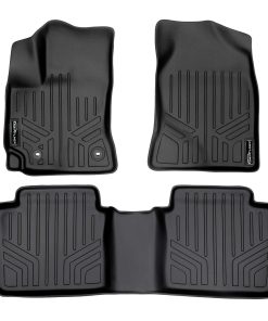 Juego de tapetes SMARTLINER de 2 filas en negro para Toyota
