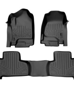 SMARTLINER Tapetes a Medida 2 Piezas Color Negro para