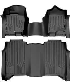 Juego de forros para piso SMARTLINER de 2 filas color Negro