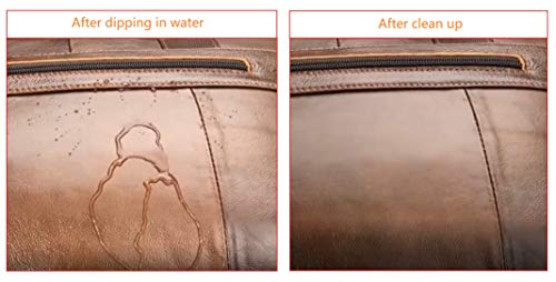 Bolso de mensajero de cuero genuino POKOFO para hombres con - Imagen 7