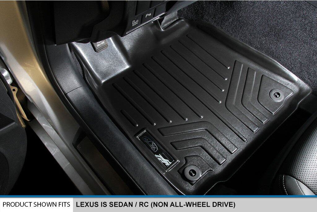 SMARTLINER Juego de tapetes a medida para 2 -Negro - Imagen 3