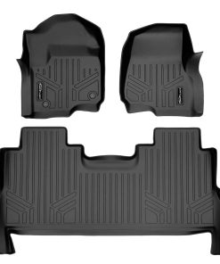 Juego de tapetes para piso SMARTLINER de 2 -Negro