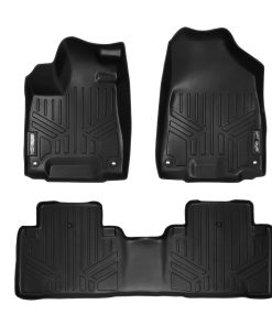 SMARTLINER Tapetes a Medida Juego de 2 Filas Color Negro