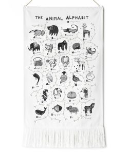 Tapiz de Alfabeto Animal Wee Gallery - Decoración de Pared