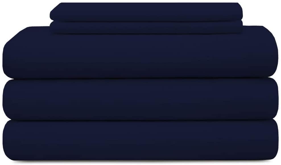 Juego de sábanas ajustables para Split King de algodón