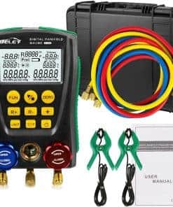 BELEY Refrigeración Digital Manifold HVAC Sistema Juego de