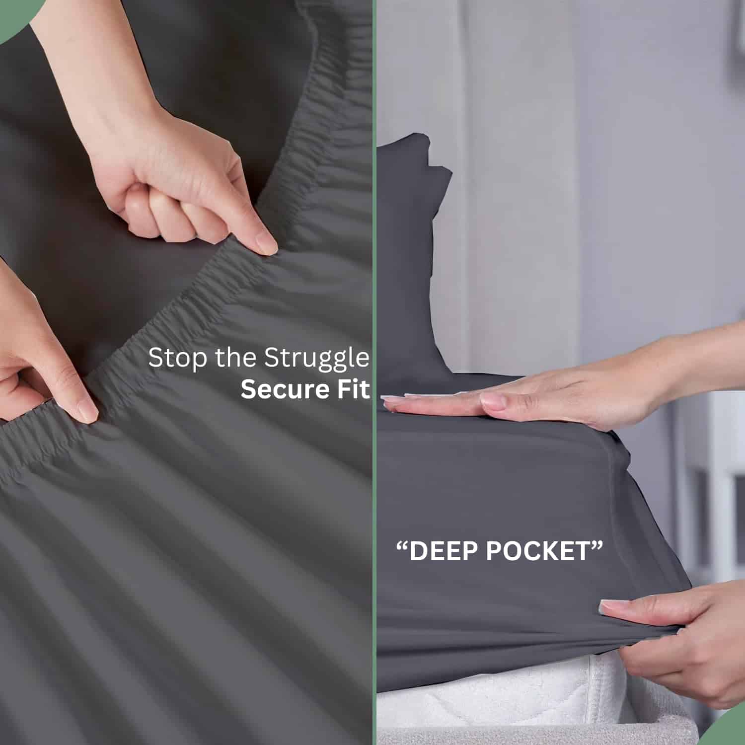 Juego de sábanas para cama ajustable Split Top (Head Split) - Imagen 4