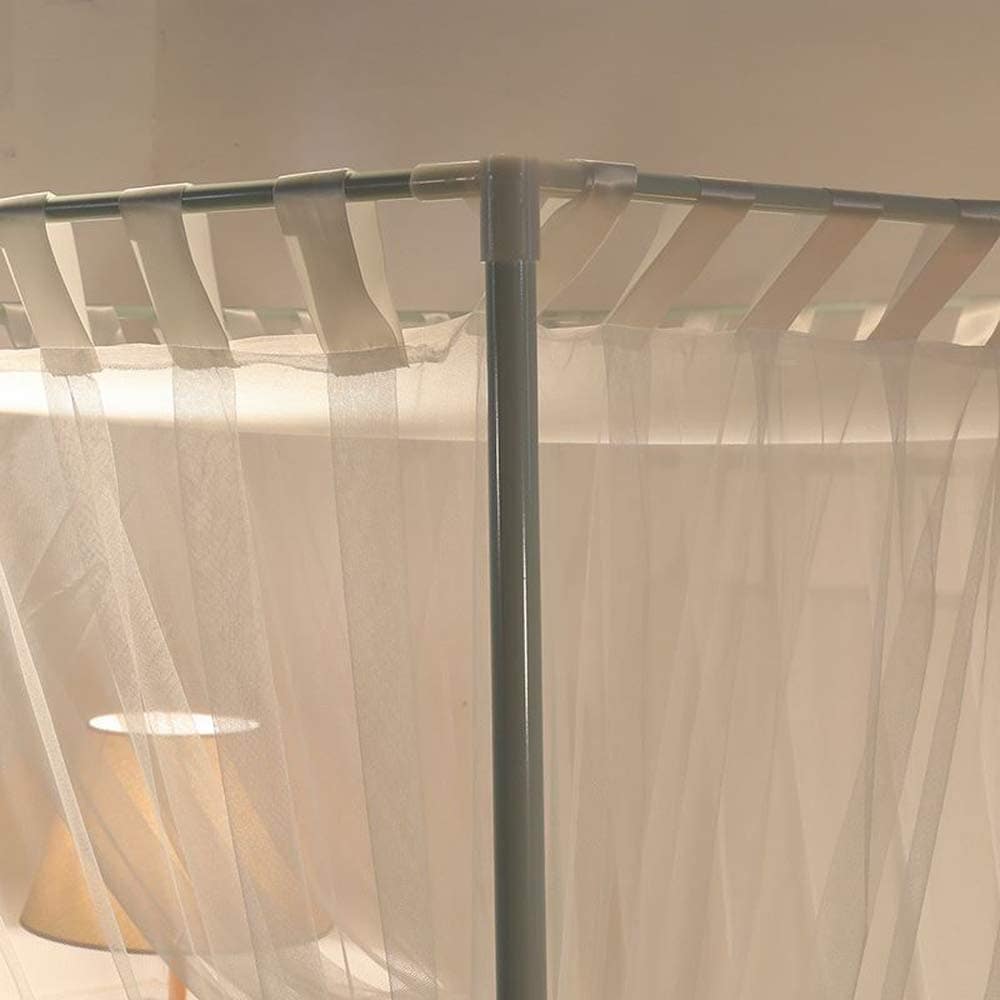 Mengersi Cortinas de Dosel de Cama Simple Canopy Bed para - Imagen 6