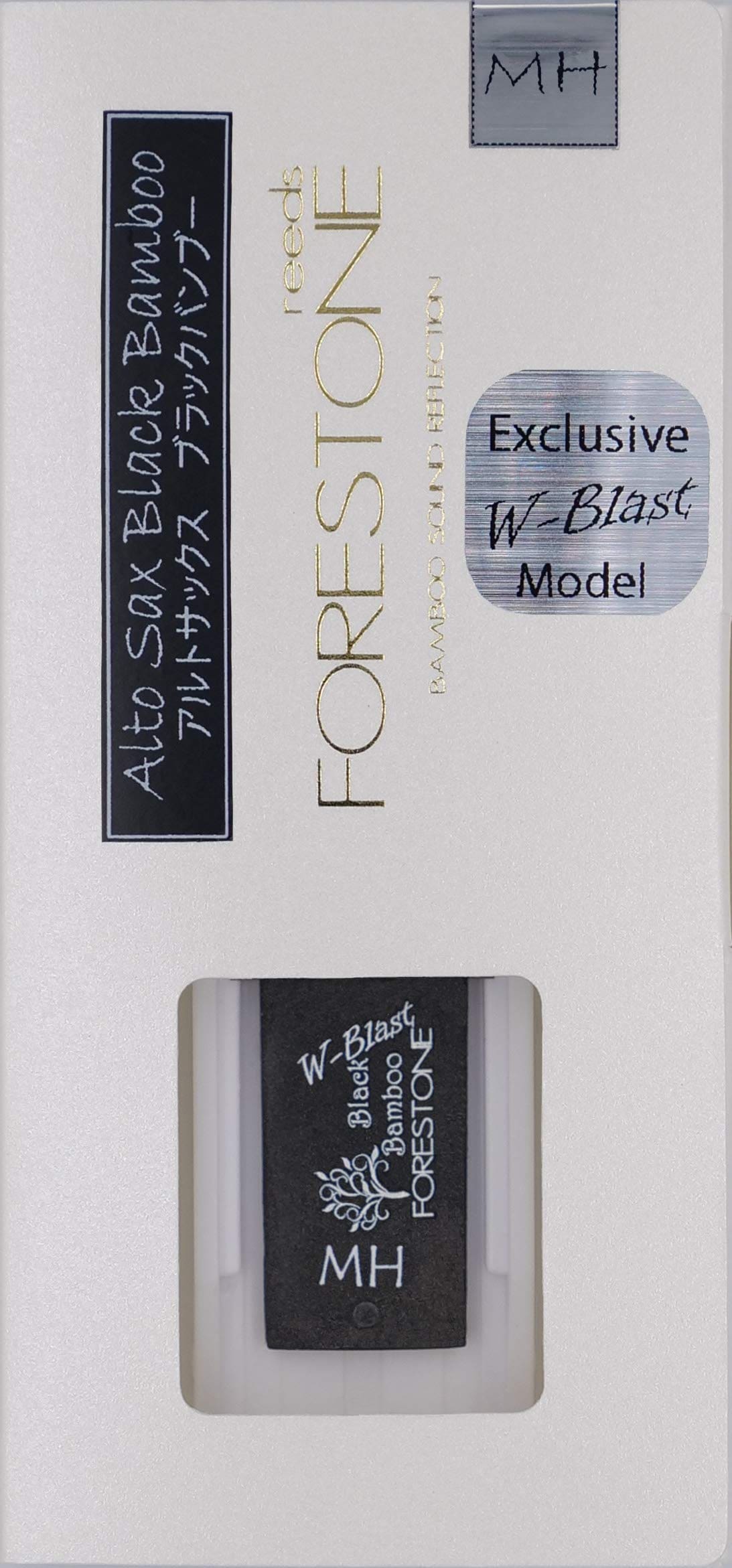 Caña de saxofón alto sintética Forestone -Negro