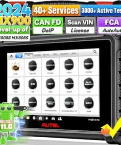 Autel MaxiCheck MX900: 2024 8IN Bidirectional Scan Tool,