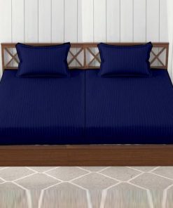 Juegos de sábanas Split King para camas -Azul Marino