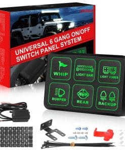 Panel de interruptores de 6 vías, OFFROADTOWN Caja de