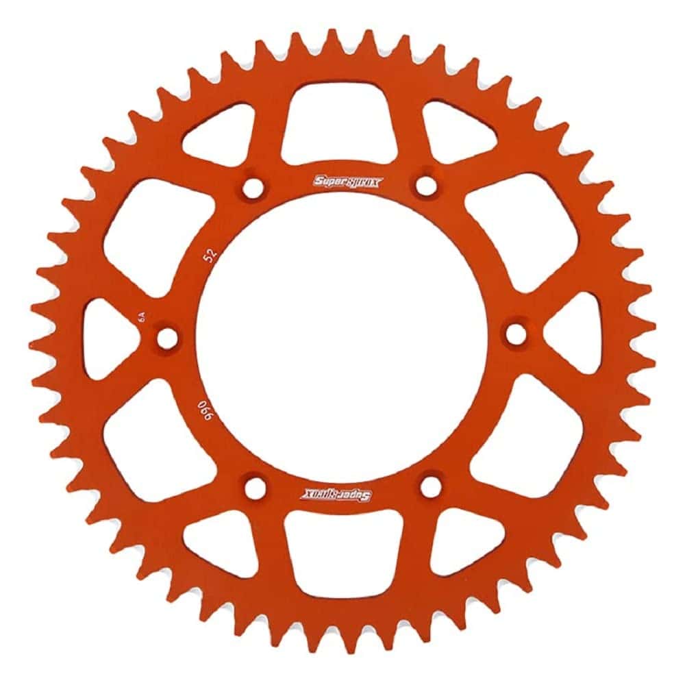 Supersprox RAL-990-52-ORG Corona de Aluminio Naranja