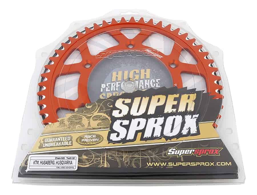Supersprox RAL-990-52-ORG Corona de Aluminio Naranja - Imagen 5