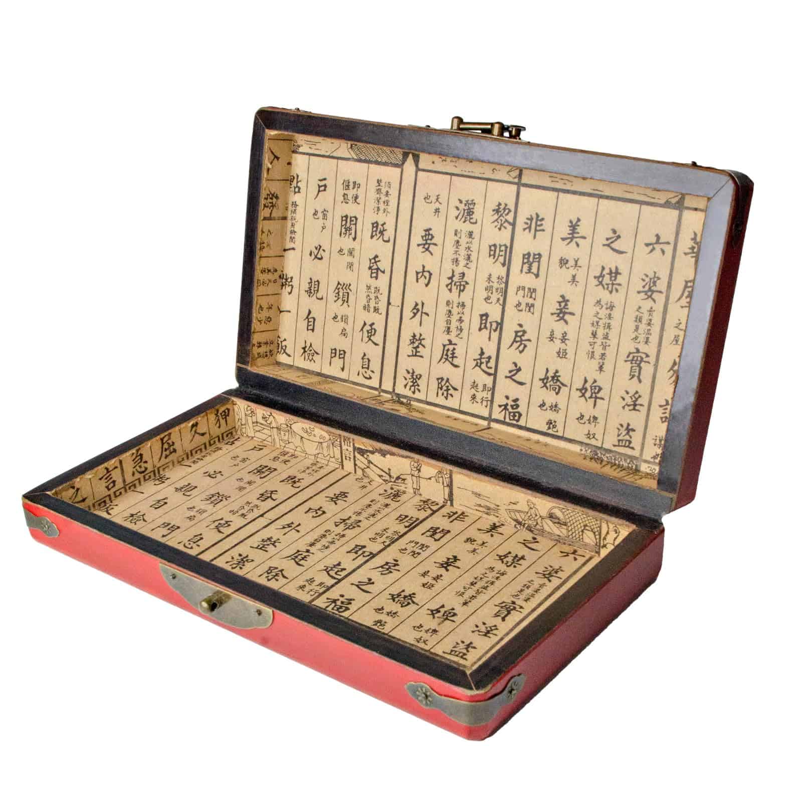 Ábaco Clásico de Madera de 11 Columnas Larcele con Caja de - Imagen 7