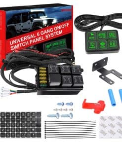 Panel de Interruptores de 6 Vías, Auto Power -TV Camión