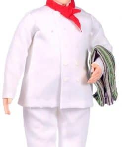 Muñeco en Miniatura de Resina, Hombre Wolfgang #A3968