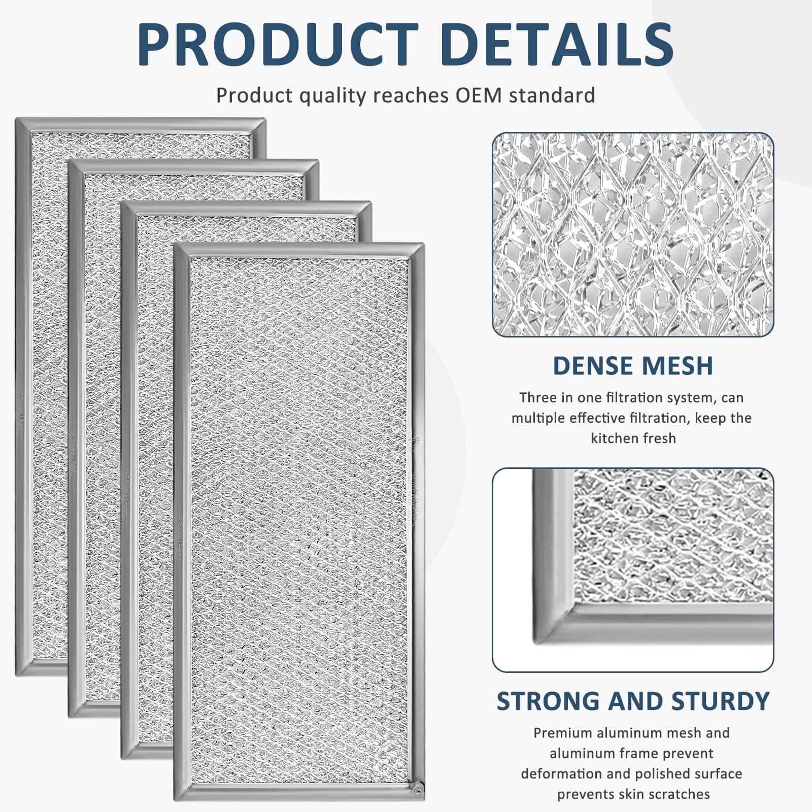 Filtro de Grasa para Microondas Compatible con Whirlpool - Imagen 5