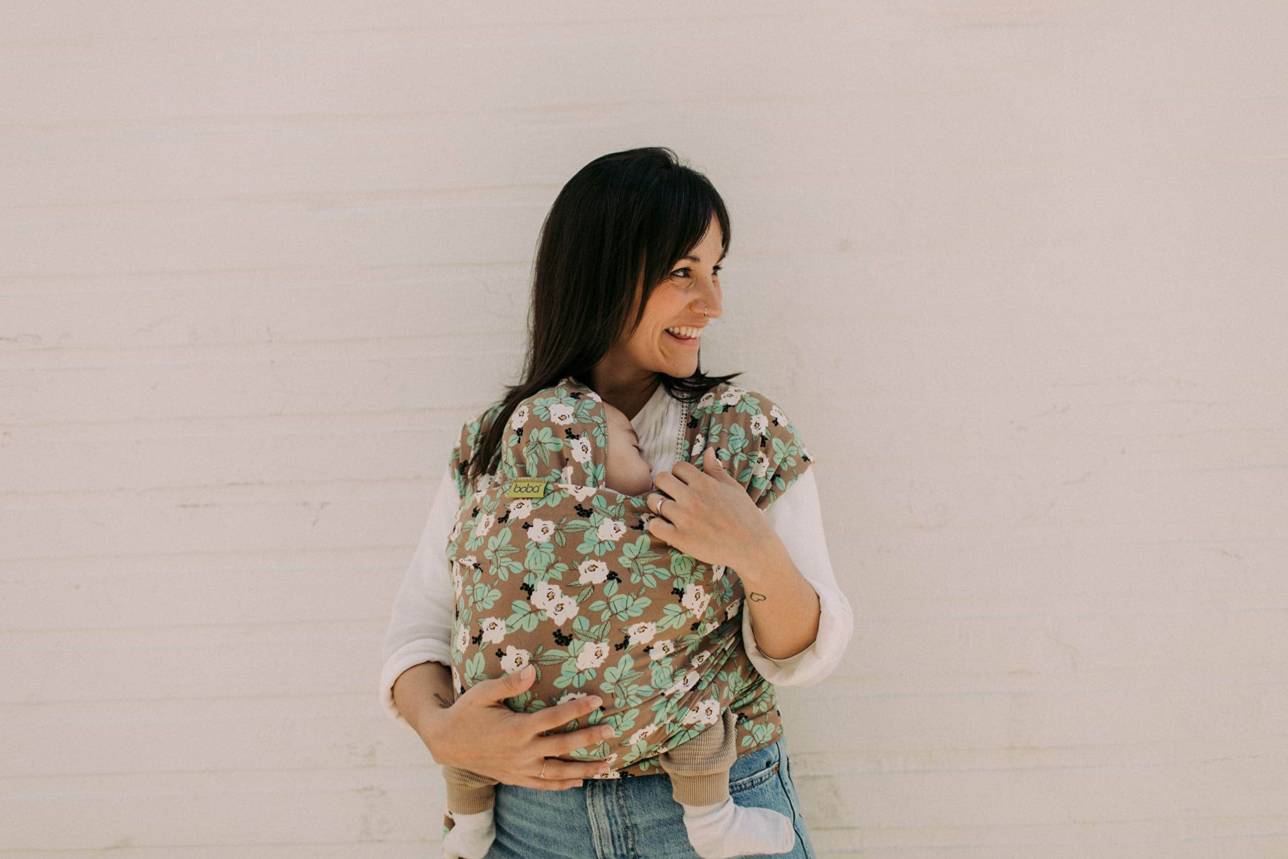 Boba Baby Wrap Carrier Recién Nacido a Niño Pequeño - - Imagen 10