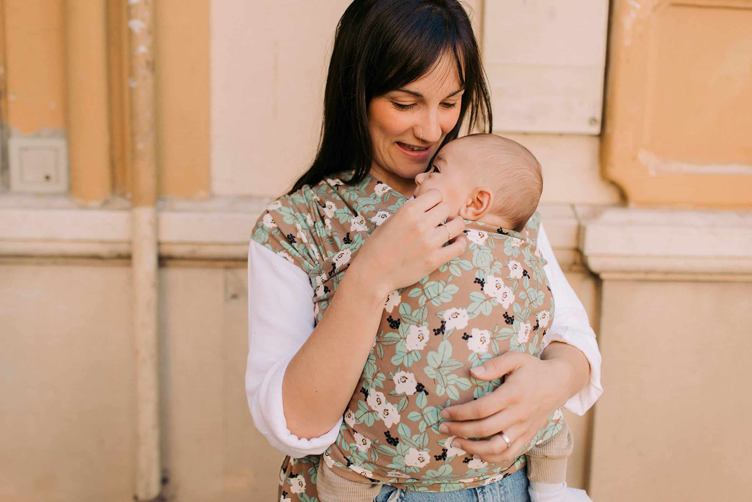 Boba Baby Wrap Carrier Recién Nacido a Niño Pequeño - - Imagen 9