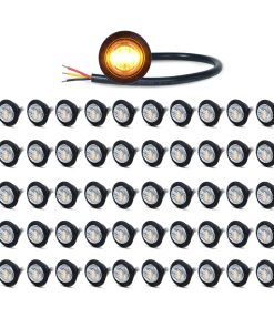 Pack de 50 Luces de Marcador Lateral Mini Redondas de 3/4