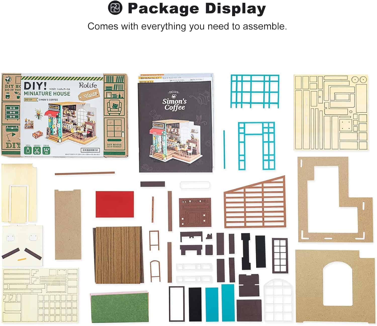 Kit de Casa de Miniatura Rolife para Adultos para Armar, - Imagen 10