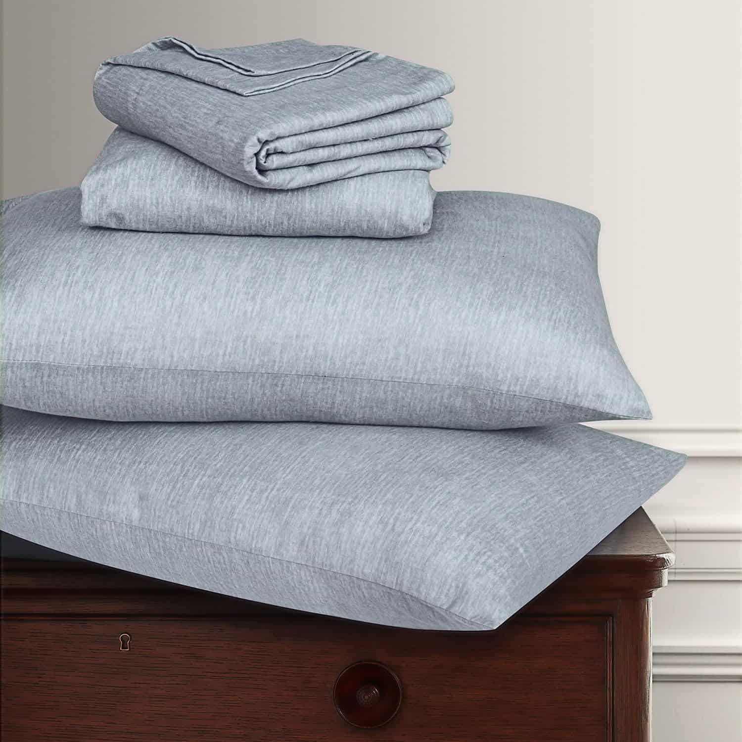 Juego de sábanas de franela Briarwood Home -Gris nube