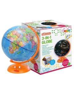 Globo Iluminado 3-en-1 para Niños - 8" Mapa Estelar