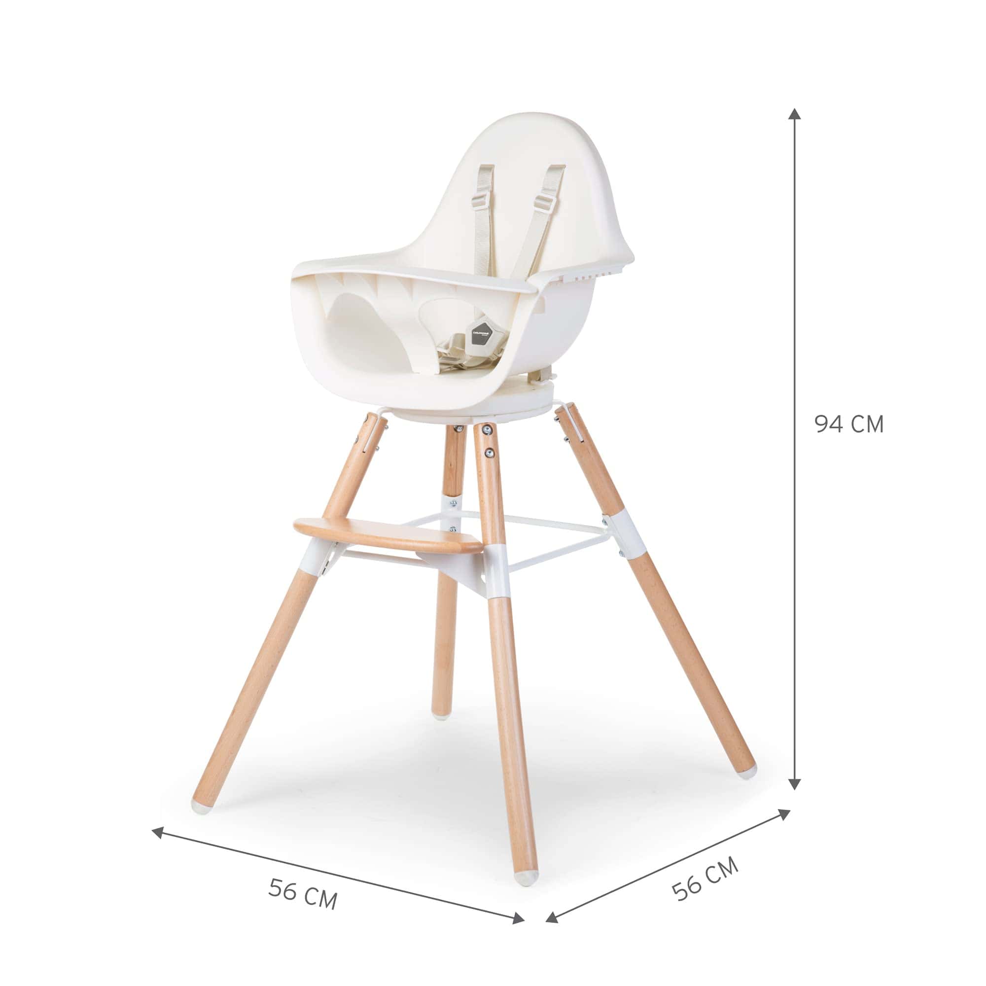 Silla alta Childhome Evolu One.80°, silla alta para bebé 2 - Imagen 5