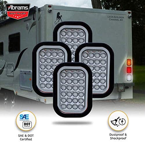 5" x 3" Luz de Tira Trasera LED Blanca - Luces de Marcha - Imagen 3