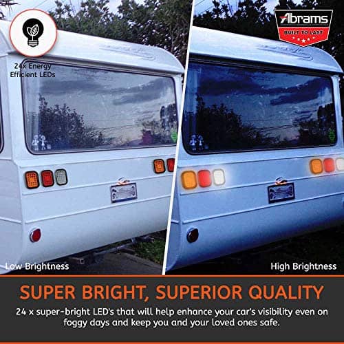 5" x 3" Luz de Tira Trasera LED Blanca - Luces de Marcha - Imagen 5