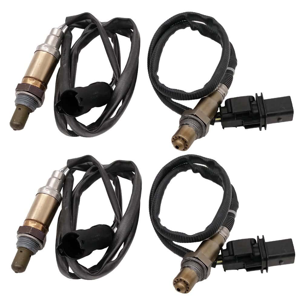 GERMBAN 4 Piezas Sensor de Oxígeno Arriba y Abajo Apto para