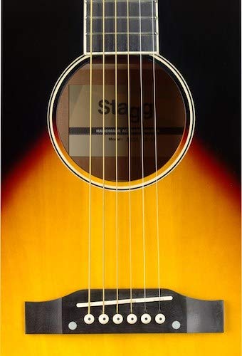 Guitarra Acústica de 6 Cuerdas Stagg, Diestra (SA35 DS-VS) - Imagen 4