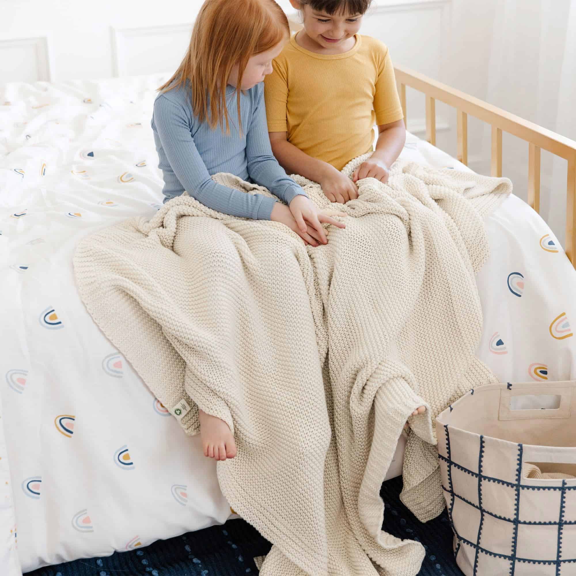 Manta de Lana Orgánica MakeMake Organics Certificada GOTS - Imagen 4