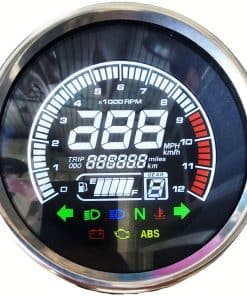 Velocímetro digital de motocicleta BLUERICE Real Color LED