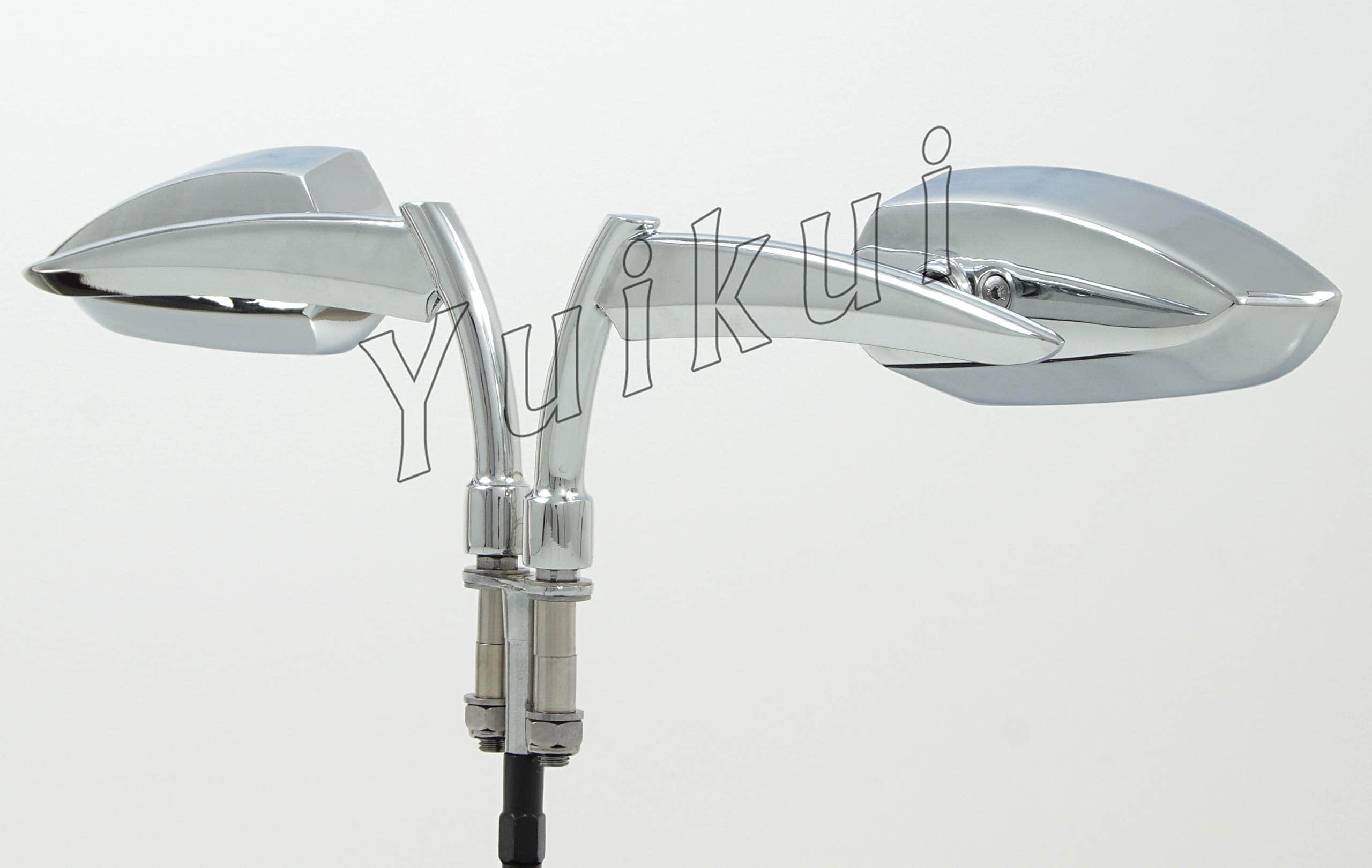 Espejo de Lanza de Motocicleta Grim Reaper Cromado - Imagen 6