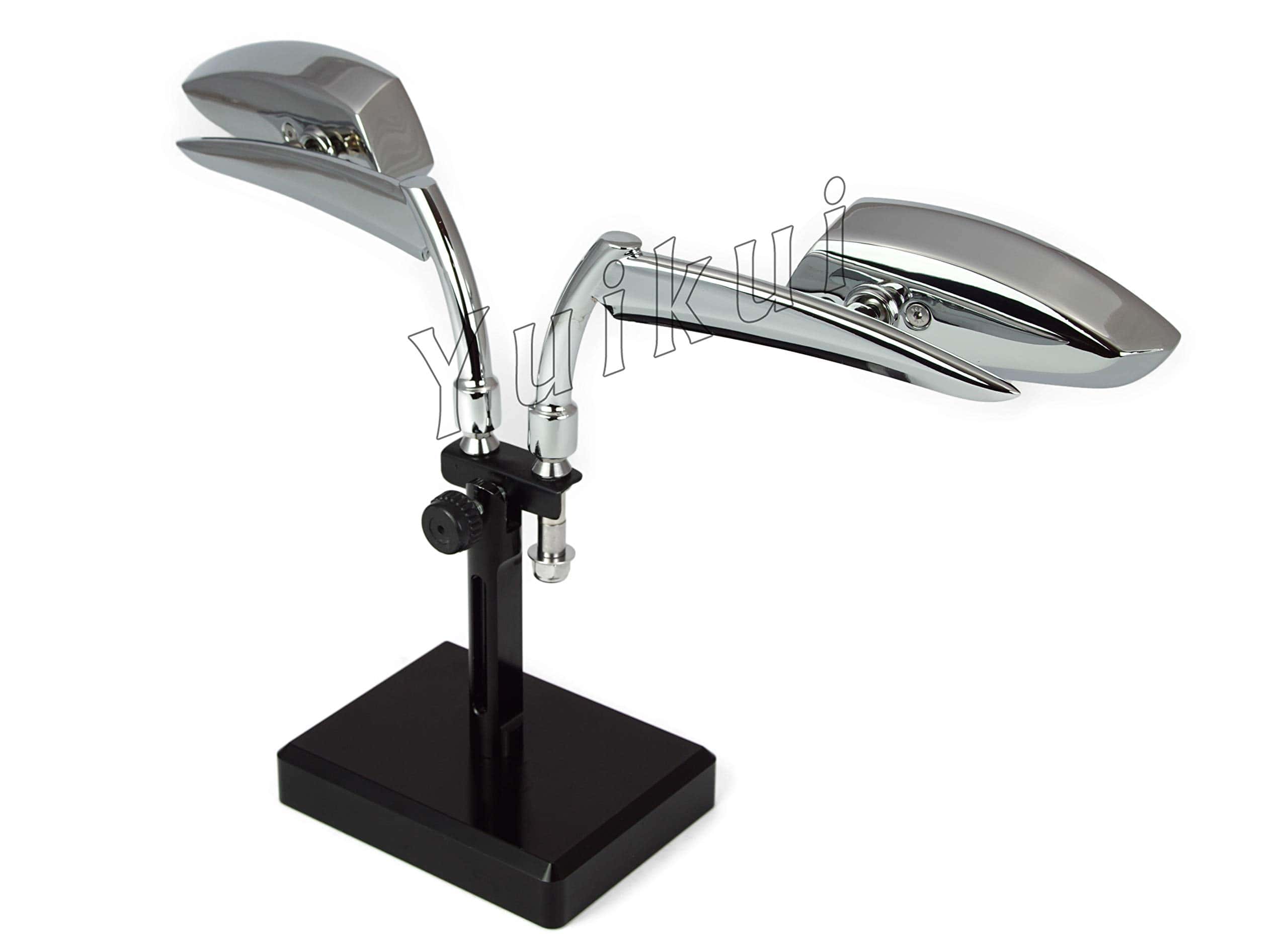 Espejo de Lanza de Motocicleta Grim Reaper Cromado - Imagen 4