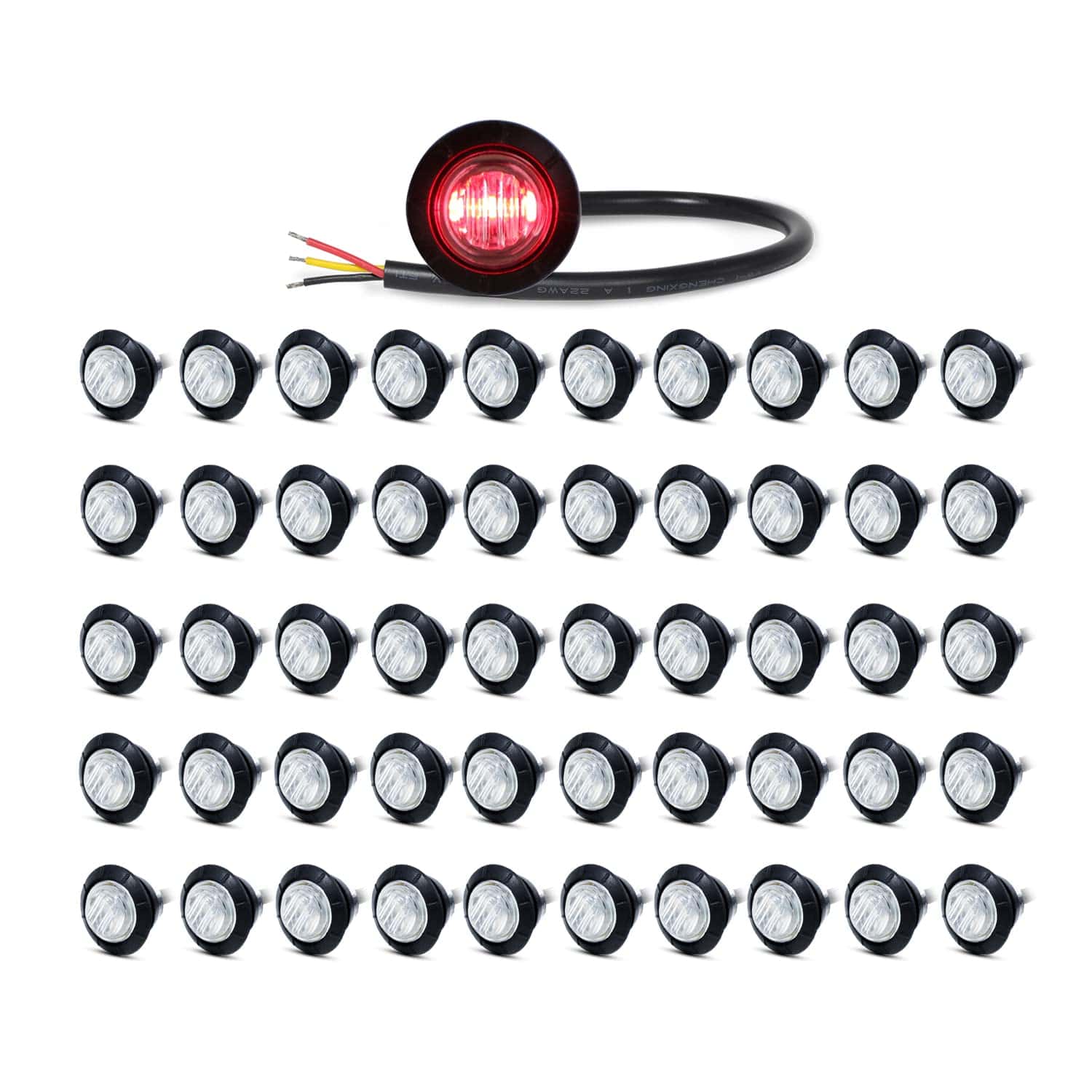 Meerkatt 3/4 Pulgada 2 Pasos Luz Lateral Mini Multifunción