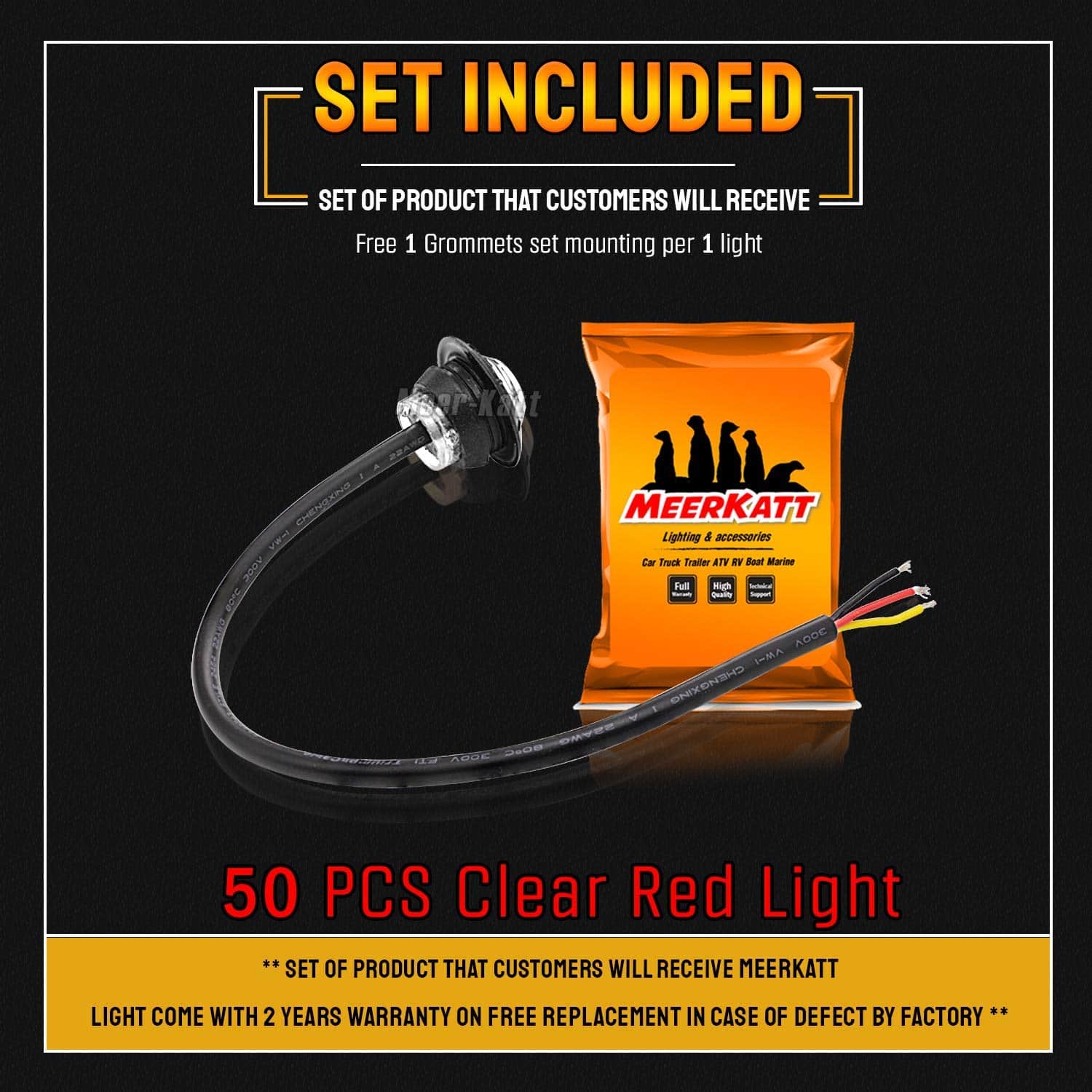 Meerkatt 3/4 Pulgada 2 Pasos Luz Lateral Mini Multifunción - Imagen 9