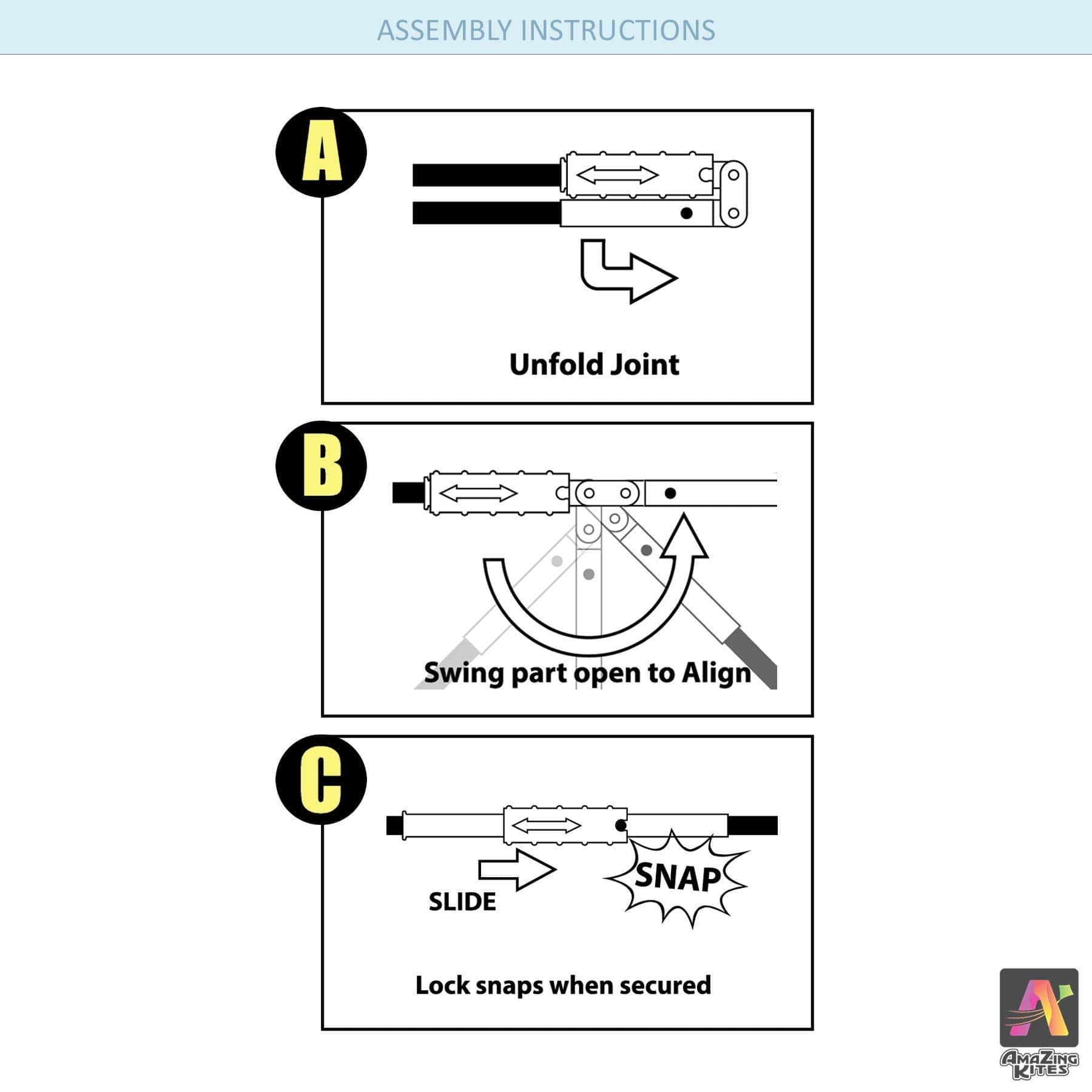 Cometa de Mariposa de Nylon 3D con Envergadura de 60" (5 - Imagen 4