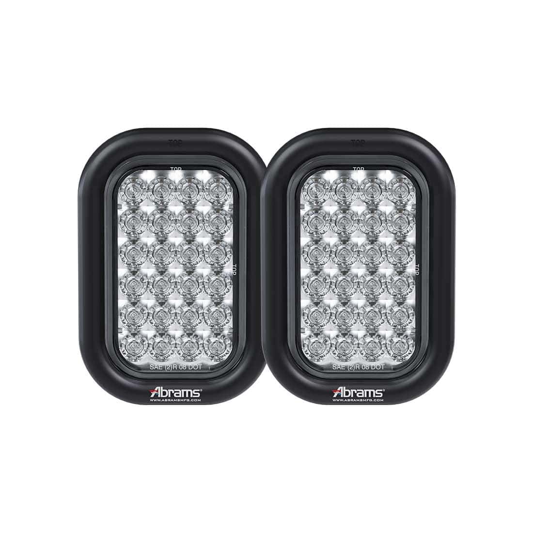 5" x 3" Luz LED Blanca para Remolque de 24 LED - Luz